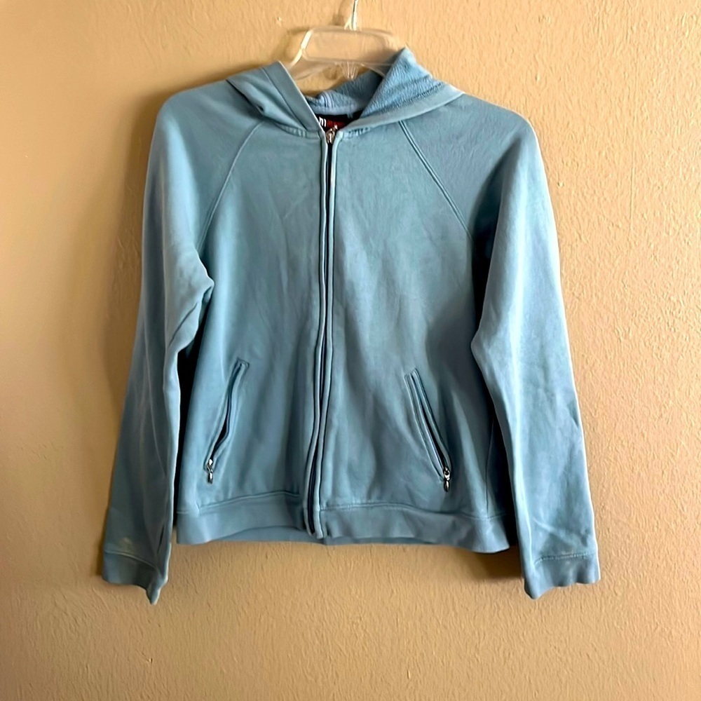 NY Jeans hooded zip up sweater